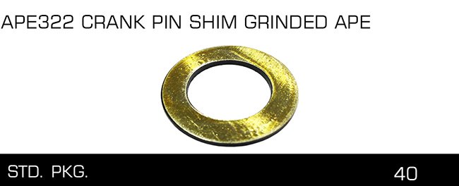 APE322 CRANK PIN SHIM GRINDED APE